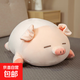 可愛(ài)趴趴小豬毛絨玩具招財豬玩偶娃娃睡覺(jué)抱枕生日七夕禮物送女生 瞇眼-趴趴豬【特級親膚牛奶絨】 80厘米【超大號】70%送禮選擇