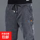 加絨加厚牛仔褲男秋冬季彈力電焊工作服耐磨大碼勞保褲汽修工裝褲 常規(guī)款 433灰色 4XL 建議160-175斤