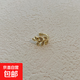 鑲鉆感耳夾女冷淡風(fēng)復古氣質(zhì)耳骨釘無(wú)耳洞仙氣森系仙 單只樹(shù)葉金
