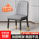餐椅家用餐桌椅現(xiàn)代簡(jiǎn)約快餐椅子北歐輕奢休閑椅洽談桌椅酒店凳子 【淺灰】金腿-休閑洽談椅
