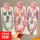 庫洛米新款兒童項鏈手鏈耳環(huán)套裝可愛(ài)小女孩女童飾品項鏈戒指套裝 艾莎+美樂(lè )蒂+庫洛米
