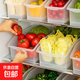 冰箱收納盒雞蛋收納整理蔬菜分裝盒子家用水果儲物盒食物陳列分隔 冰箱抽屜收納盒【大號】1個裝