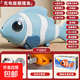 2025新款電動(dòng)感應仿真魚(yú)玩具自動(dòng)避障0-6月-1歲引導學(xué)爬3追逐玩具 USB版藍色】電動(dòng)感應躲避小丑魚(yú)