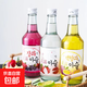 韓式燒酒草莓奶昔荔枝百香果味女士果酒甜酒起泡酒微醺酒利口酒 5.5度 360mL 4瓶 混合口味
