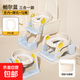 寶寶階梯坐便器兒童坐便器三合一階梯式馬桶凳子小孩可折疊坐便器 【三合一】帕爾藍PVC軟墊款