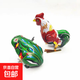80后懷舊上鏈發(fā)條鐵皮青蛙跳蛙寶寶玩具老鼠公雞兔子地攤禮品 青蛙1只大公雞1只