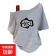 不規(guī)則設(shè)計(jì)感短袖t恤女2025新款夏季露肩寬松顯瘦小個(gè)子上衣GZXY 深灰色-斜肩小魚 2XL