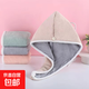 【品質一流】干發(fā)帽女加厚超強吸水速干包頭毛巾擦洗頭干發(fā)巾線帽 干發(fā)帽-拼色款-咖灰色-1/條 均碼