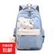 女款雙肩包小學(xué)生書(shū)包減負時(shí)尚少女清新款背包批發(fā)銷(xiāo)售 XFY-0909#藍色單包