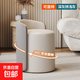 凳子家用現(xiàn)代簡(jiǎn)約圓板凳高級(jí)感沙發(fā)換鞋矮凳客廳梳妝臺(tái)化妝小椅子 深灰+淺灰【可360旋轉(zhuǎn)-升級(jí)款】