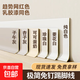免釘鋁合金踢腳線4公分6/8cm金屬不銹鋼地腳線自粘免打孔貼腳線條 免費(fèi)樣品【拿貨退款】 高6厘米【免打孔自粘】