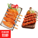 川香雞柳無骨里脊肉塊冷凍燒烤油炸串小吃速食半成品批發(fā) 川香雞柳400g*2+骨連串400g*2