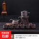 功夫茶具套裝2025新款家用石磨高端紫砂壺懶人自動(dòng)泡茶神器泡茶壺 龍運自動(dòng)茶具套裝
