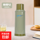 三十年老廠(chǎng)品質(zhì)塑料老式熱水瓶家用鴨嘴長(cháng)效暖瓶保溫壺2.0食品級 綠色平蓋款2.0L 整套外殼+雙層內膽+硅膠塞+口圈