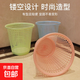 9.5L垃圾桶紙簍家用辦公室廢紙簍廁所衛(wèi)生間廢紙收納筐鏤空紙筒 9.5L垃圾桶（三個裝） 顏色隨機(jī)