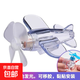 風(fēng)力發(fā)電小飛機彩燈電動車摩托車風(fēng)能LED亮光車載裝飾汽車氛圍燈 發(fā)光小飛機-透明色-1個
