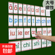 磁性拼音卡片一年級上冊教師用教具磁貼老師漢語(yǔ)拼音聲母韻母磁卡 【中號】磁性拼音卡63張（8厘米）