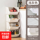 國貨之光 廚房置物架陽臺玩具儲物收納架家用多層蔬果落地層架 【一層】淺藍(lán)色 34.4*27.5*21cm