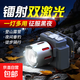 雙光源強光頭燈可充電超亮變焦遠射戶(hù)外夜釣趕海頭戴式感應釣魚(yú)燈 旗艦版】雙光源白激光【白+藍】 液晶電顯+智能感應+C口快充+變焦
