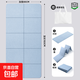 折疊瑜伽墊可睡覺(jué)防滑便攜式學(xué)生兒童打地鋪午睡午休墊子家用健身 抗菌款/藍【183-80cm】贈手提袋 厚8mm