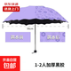 遇水開(kāi)花創(chuàng  )意小清新紫外線(xiàn)太陽(yáng)傘防曬折疊晴雨傘黑膠遮陽(yáng)傘男女 遇水開(kāi)花-熏衣紫