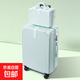 【CK制造商】行李箱復(fù)古萬向靜音輪拉桿箱男女學(xué)生大容量旅行箱 子母箱【天空藍(lán)】簡易內(nèi)置 24英寸