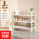 鞋架子家用門(mén)口多層室內宿舍用出租房用可移動(dòng)外樓道簡(jiǎn)易小窄鞋柜 升級款【三層】帶輪+爆款推薦
