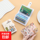 卡皮巴拉簡(jiǎn)約卡包零錢(qián)包可愛(ài)卡通水豚女學(xué)生短款兒童多卡位卡套小 摸摸魚(yú)（20卡無(wú)證件位）