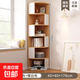 實(shí)木轉角書(shū)架落地置物架L型拐角書(shū)柜一體靠墻角90度收納三角柜子 【簡(jiǎn)易款】176cm田園橡木+暖白色 組裝