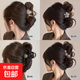 簡約高端氣質(zhì)抓夾女發(fā)量少發(fā)夾后腦勺盤發(fā)鯊魚夾愛心夾子發(fā)卡頭飾 高雅4件
