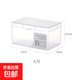 京東物流 桌面收納盒有蓋學(xué)生桌上客廳茶幾ins風(fēng)高顏值小盒子收納 桌面磨砂收納盒大號(hào)