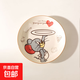 貓和老鼠盤(pán)子卡通可愛(ài)家用釉下彩陶瓷餐具兒童女生2025新款可微波 泰菲8英寸盤(pán) 1個(gè)