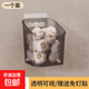 【熱銷百萬(wàn)】廚房壁掛式姜蒜收納盒可瀝水生姜蒜頭置物架掛籃浴室 淺黑色【大號(hào)】+【貼片】一個(gè)裝