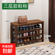 可坐鞋柜家用換鞋凳入戶(hù)門(mén)廳鞋架子出租屋宿舍收納現代簡(jiǎn)約大容量 82三層平面換鞋凳