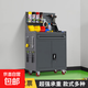【抗震防火】工具車間帶鎖鐵皮柜五金零件柜工廠移動收納柜小推車 一抽帶網(wǎng)【深灰色】