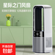 電風(fēng)扇家用桌面風(fēng)扇無(wú)葉風(fēng)扇新款高顏值臺扇搖頭夜燈定時(shí)風(fēng)扇USB充電制冷學(xué)生宿舍辦公室臥室 鎏光白