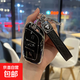 適用榮威rx5鑰匙套i5/i3科萊威殼d7榮威rx3名爵mg5汽車鑰匙包 B款【黑色】+菱格繩扣