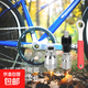 山地車修理工具 中軸拉馬拆卸工具帶扳手工具套裝 自行車維修工具 紅柄中軸扳手+銀中軸+拉碼工具套 均碼