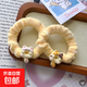 貓咪發(fā)繩可愛(ài)發(fā)圈呼呼頭繩ins少女心發(fā)圈頭飾甜美卡通發(fā)飾 奶黃貓咪發(fā)圈【1個(gè)裝 隨機色】