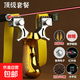 激光彈弓大全高精度扁皮弓戶外成人專業(yè)競(jìng)技比賽玩具配皮筋組 狼王金色+600彈丸+4條皮筋+激光水平