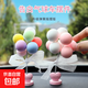汽車(chē)擺件創(chuàng  )意可愛(ài)彩色氣球車(chē)載車(chē)用車(chē)內儀表臺飾品告白氣球小擺件 七彩氣球裝飾擺件【彈簧搖擺版】