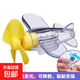 風(fēng)力發(fā)電小飛機彩燈電動車摩托車風(fēng)能LED亮光車載裝飾汽車氛圍燈 發(fā)光小飛機-黃色-1個