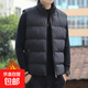 羽絨棉馬甲男潮流戰術(shù)背心冬季無(wú)袖棉服輕薄防風(fēng)保暖內膽坎肩外套 【清倉重磅升級加厚】黑色 XL 建議體重120-135斤可穿