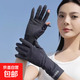 夏季防曬手套女薄款露指中長(cháng)款冰絲手套開(kāi)車(chē)騎行運動(dòng)防滑 百搭黑
