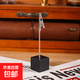 創(chuàng  )意復古原木便簽照片卡片名片夾子立式簡(jiǎn)約可愛(ài)留言便簽裝飾擺件 便簽裝飾擺件-黑色-1個(gè)