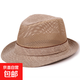 遮陽(yáng)帽男夏季防曬帽男士禮帽戶(hù)外太陽(yáng)帽透氣涼帽老人帽子 深卡其