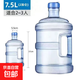 PC加厚純凈水桶QS認(rèn)證食品級家用礦泉水桶手提式飲水機(jī)桶儲(chǔ)水帶蓋 PC水桶1個(gè)7.5L
