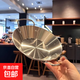 不銹鋼西班牙海鮮飯鍋龍蝦盤(pán)韓式炸雞盤(pán)火鍋干鍋雙耳平底鍋仔小鍋 【特厚雙耳西班牙海鮮鍋】 20CM-拋光拉絲+防燙易端拿