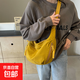 餃子包斜挎包大容量通勤包2026新款女包休閑百搭運動(dòng)旅行單肩背包 黃色