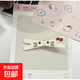 可愛(ài)春季X型清新甜美diy飾品格子KT貓飾品甜美發(fā)飾劉海夾卡通新款 5 交叉貓咪發(fā)夾(大臉)